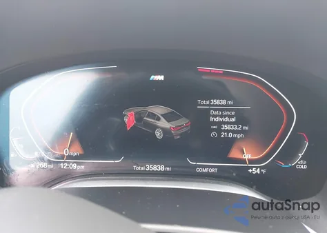 2021 BMW 740I z USA, uszkodzony, nr VIN WBA7T2C0XMCF73506